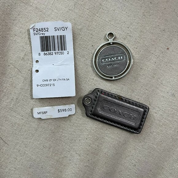 Coach Campbell Exotic Python Leather Izzy‎ Fashion Satchel F24852 - Picture 5 of 13